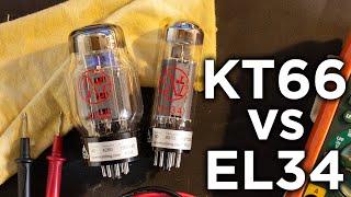 KT66 vs EL34  Power Tube Shootout Part 1 [upl. by Ahsimak]