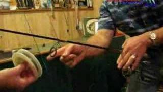 How to Spool Line onto your Reel and Prevent Fishing Line Twist Spinning Reels [upl. by Aynosal]