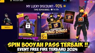 SPIN BOOYAH PASS TERBAIK S23 DING DING EVENT FF TERBARU amp MYSTERY SHOP HALLOWEEN [upl. by Hugo633]