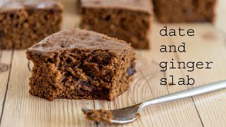 Date amp Ginger Slab  traybakes amp more [upl. by Adi]