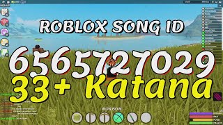 33 Katana Roblox Song IDsCodes [upl. by Lorens]