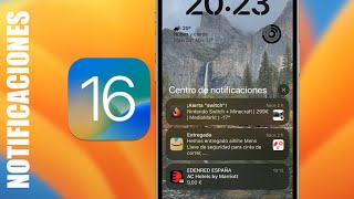 Domina el nuevo CENTRO DE NOTIFICACIONES 🔔 de iOS 16 [upl. by Oijile]