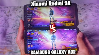 Xiaomi Redmi 9A VS Samsung Galaxy A02 no Free Fire💣 [upl. by Ail973]