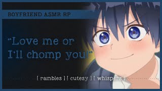 Clingy boyfriend wants attention before bed ASMR RP M4A 😚 rambles cutesy whispers [upl. by Ttenrag]