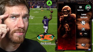 Using 90 Ovr Lamar Jackson Inside The Mind of Throne [upl. by Ludovika]