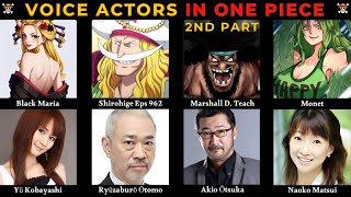 Characters and Their Voice Actor in ONE PIECE  2nd Part [upl. by Earlie434]