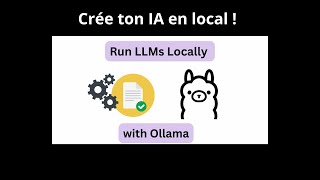 Une IA Local  Ollam et Llama3 présentation et installations [upl. by Olim]