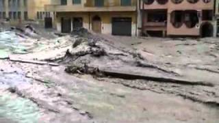 Alluvione Barcellona Pozzo di Gotto Longano in piena pauroso [upl. by Helve]