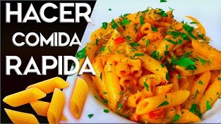 Como hacer una comida rápida  Juan pedro cocina con amigos  pasta [upl. by Gaylord990]