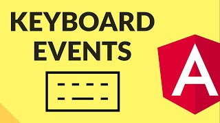 KEYBOARD EVENTS IN ANGULAR [upl. by Elsbeth]