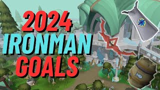 My 2024 Ironman Goals in OSRS [upl. by Ejrog593]