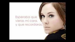 Adele  Someone Like You  letra en espanol [upl. by Nohtan793]