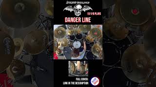 AVENGED SEVENFOLD  DANGER LINE  DRUM COVER shorts 09 [upl. by Constantin]