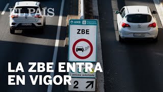 La Zona de Bajas Emisiones ZBE ya es efectiva en BARCELONA [upl. by Edge]