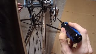 Rear Derailleur Setup And Adjustment Steps 1X9 Speed Conversion Bike Blogger [upl. by Nylasor]