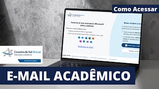 Como Ativar o EMAIL ACADÊMICO  CRUZEIRO DO SUL VIRTUAL 📘 [upl. by Sybley741]