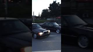 Mercedes W124 and W201 190e Cosworth AMG W123  W126  W201 [upl. by Annahahs]