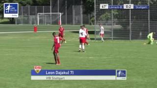 BJunioren  FV Loerrach Brombach vs VfB Stuttgart 2 02  Leon Dajaku [upl. by Kcirddahc]