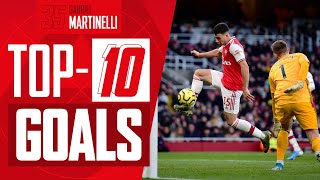 Ranking Gabriel Martinellis Top 10 Goals for Arsenal [upl. by Nainatrad]