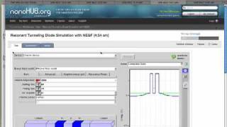 Nanoelectronic Modeling nanoHUB Demo 2 RTD simulation with NEGF  Part 12 [upl. by Idid]