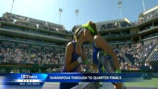 Sharapova through to quarter finals [upl. by Genna]