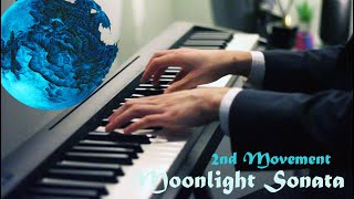 Beethoven  Moonlight Sonata 2nd Movement [upl. by Sidalg]