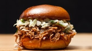 How to Make Easy SlowCooker Pulled Pork  The Easiest Way [upl. by Kelsy]