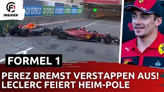 Formel 1 Ferrari mit Doppelpole in Monaco  Qualifying Analyse 2022 [upl. by Kurr]