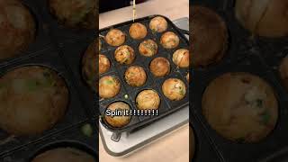 This is Takoyaki Octopus Ball  Japanese Food Cooking [upl. by Aretta]