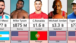 Richest Athletes Of All Time [upl. by Rodolph]