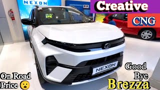 2024 Tata Nexon creative CNG Nexon CNG  featureson road price review Tata Nexon CNG 2024😍😍 [upl. by Fawnia17]