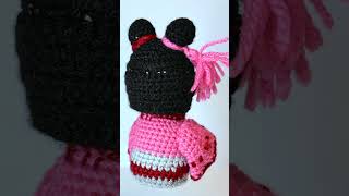 Japanese Crochet Kokeshi Doll  Amigurumi [upl. by Yraunaj]