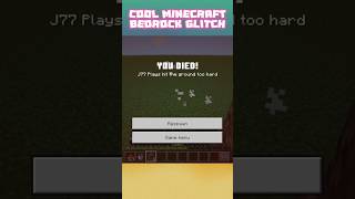 An Interesting Minecraft Glitch minecraft minecraftshorts mincraftchallenge shorts viralshorts [upl. by Ramsay690]