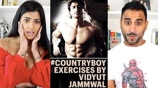 VIDYUT JAMMWAL  Exercises CountryBoy  REACTION [upl. by Maurili]