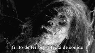 Grito de terror  Efecto de sonido [upl. by Terrence]