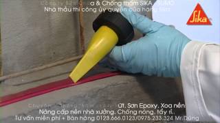 Chống thấm cổ ống bằng thanh trương nở Sika Hydrotite [upl. by Phelips494]