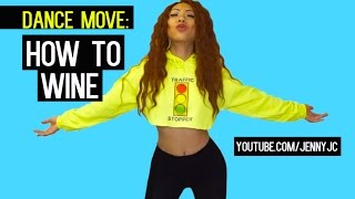 DANCE TUTORIAL How to WINE DancehallSoca Dance Move StepbyStep  Easy  Jenny JC [upl. by Rogovy]