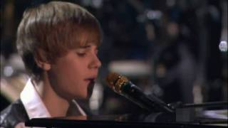 Justin Bieber  quotPrayquot HD AMA Music Awards 2010 Performance LIVE [upl. by Ihpen489]