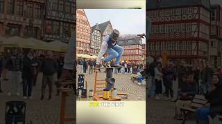 First Time Circus Act Street Performer Juggles Against All Odds [upl. by Gratt]