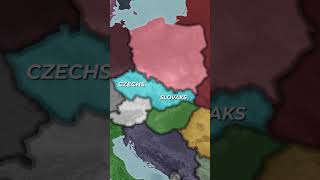 Why did Czechoslovakia Collapse short historicalmaps map [upl. by Aliuqet]