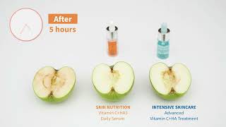 ARTISTRY SKIN NUTRITION Vitamin CHA3 Daily Serum  Apple Oxidation Experiment [upl. by Stier]