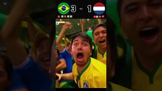 Brazil vs Netherlands  World cup qualified 2032🔥🔥 Highlight plantik short HD goal [upl. by Ylrbmik]