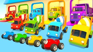 Car cartoons full episodes amp Street vehicles Helper cars for kids amp Leo the Truck cartoon for kids [upl. by Fleur292]