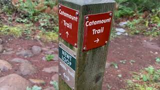 HIKING CATAMOUNT TRAIL AT SILVER FALLS STATE PARKSENDERISMO EN EL PARQUE STATAL DE SILVER FALLS [upl. by Ybor663]