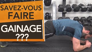 Gainage planche et DeadBug comment faire  la bonne technique pour abdos abdominaux antiextension [upl. by Martens813]