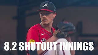 Max Fried Throws 82 Shutout Innings vs Royals [upl. by Ahsait308]