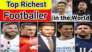 Top 10 Richest Footballers in the World 2024  Richest Footballer in the World  Messi vs Ronaldo [upl. by Nnyliak]