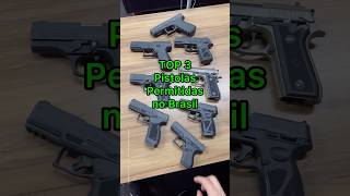 As 3 Melhores Pistolas Permitidas de 2024 GLOCK CZ TAURUS shorts [upl. by Lynne]