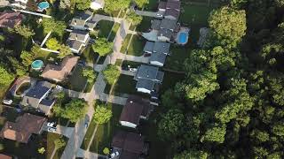 Middleburg Heights Ohio Birds Eye View of the Suburbs Part 2 [upl. by Aekerly]