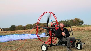 Paramotor Take Off and Landing from Pilots Perspective [upl. by Bottali]